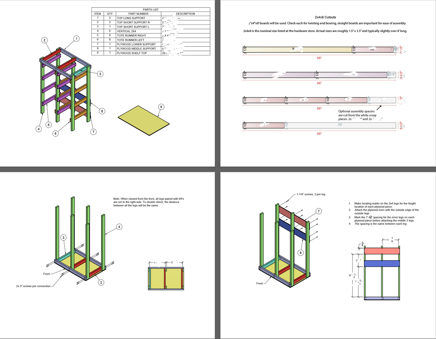 hdx tote rack sample instructions