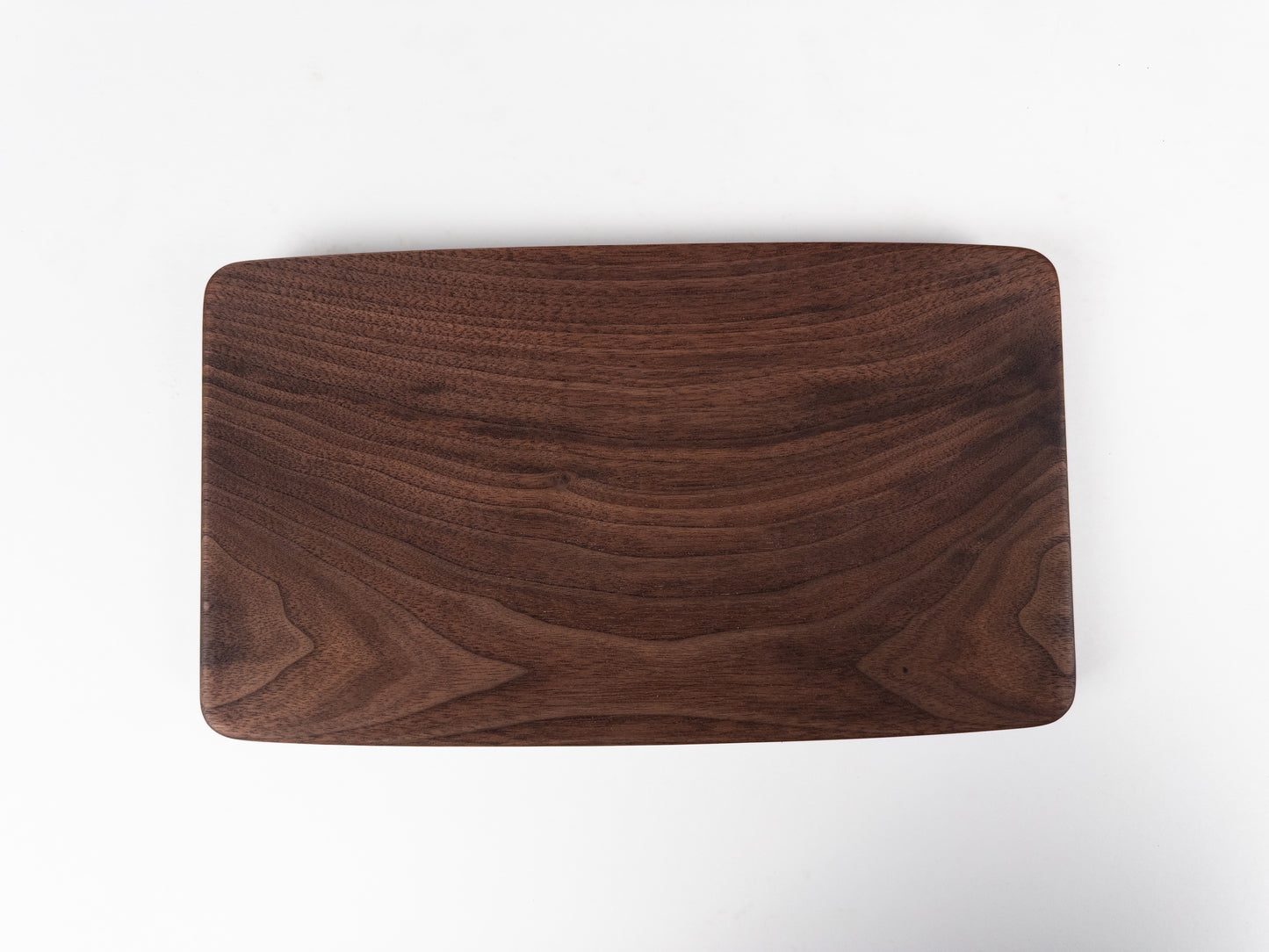 Concave Valet Tray, Curved Top Catch All Tray