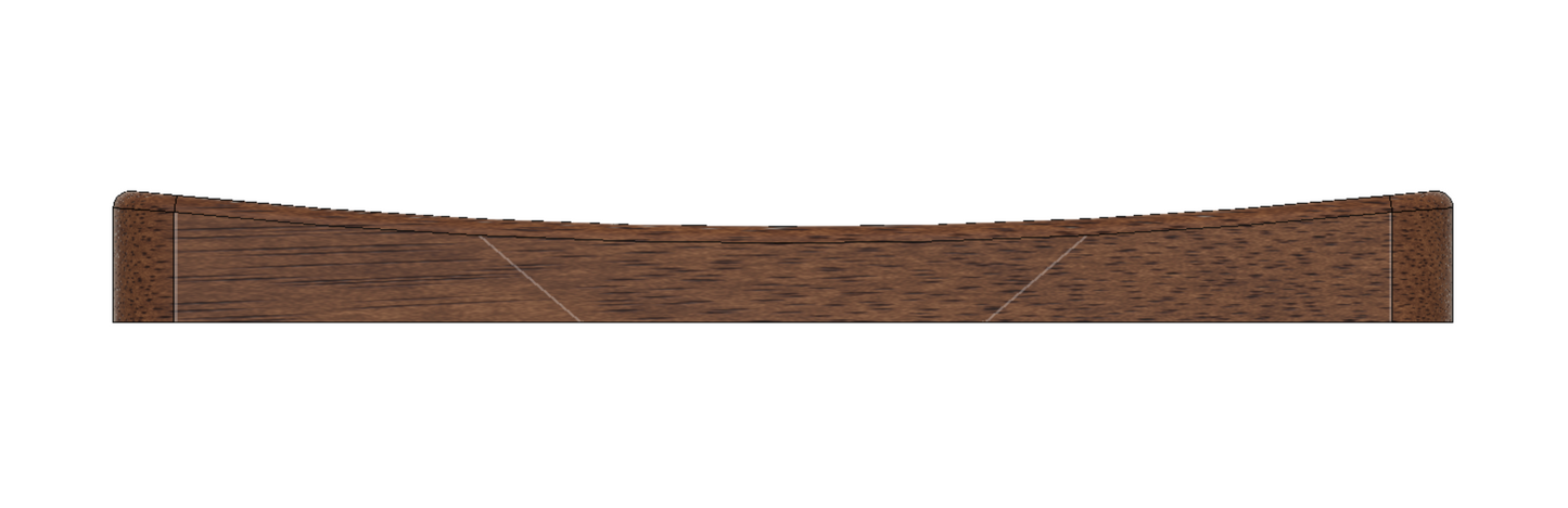 Side View 3d Curved Top Tray