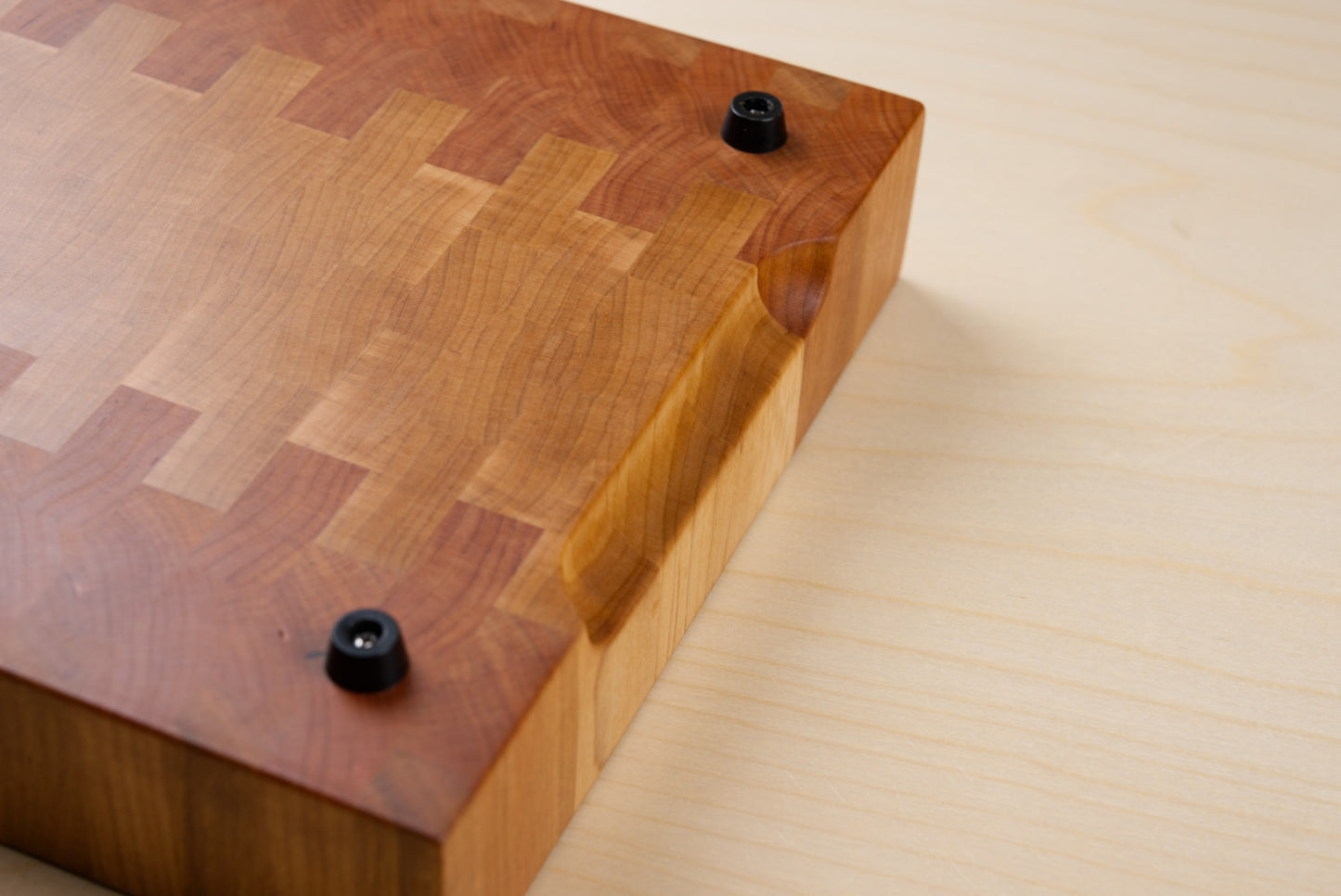 Maple & Cherry 'Ombre' End Grain Cutting Board