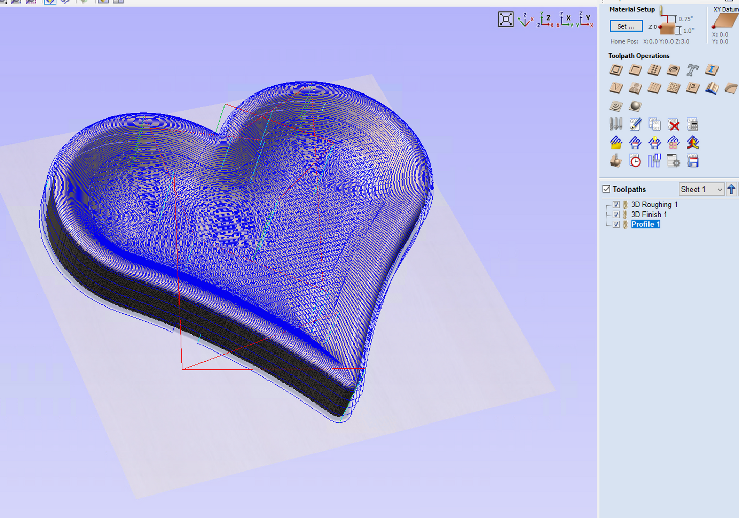 3d Heart Concave