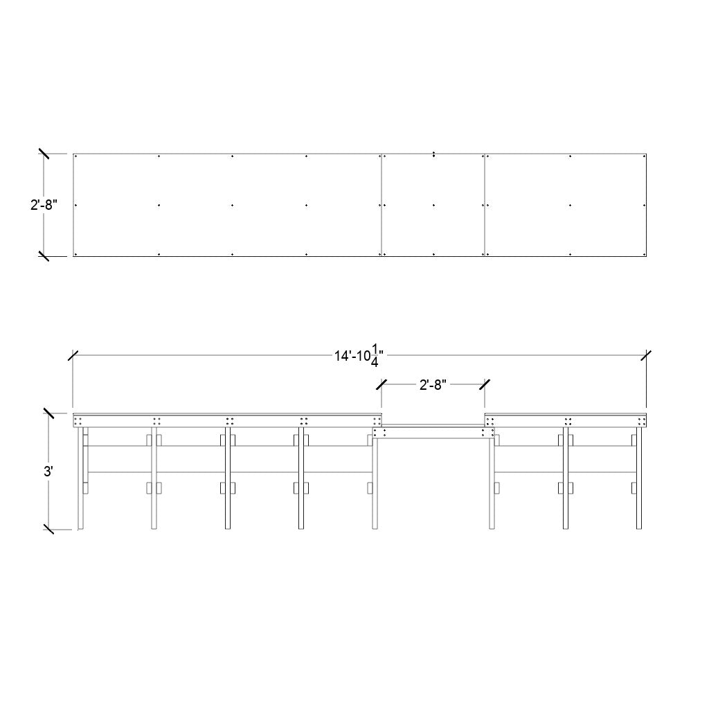 dimensions for miter saw station
