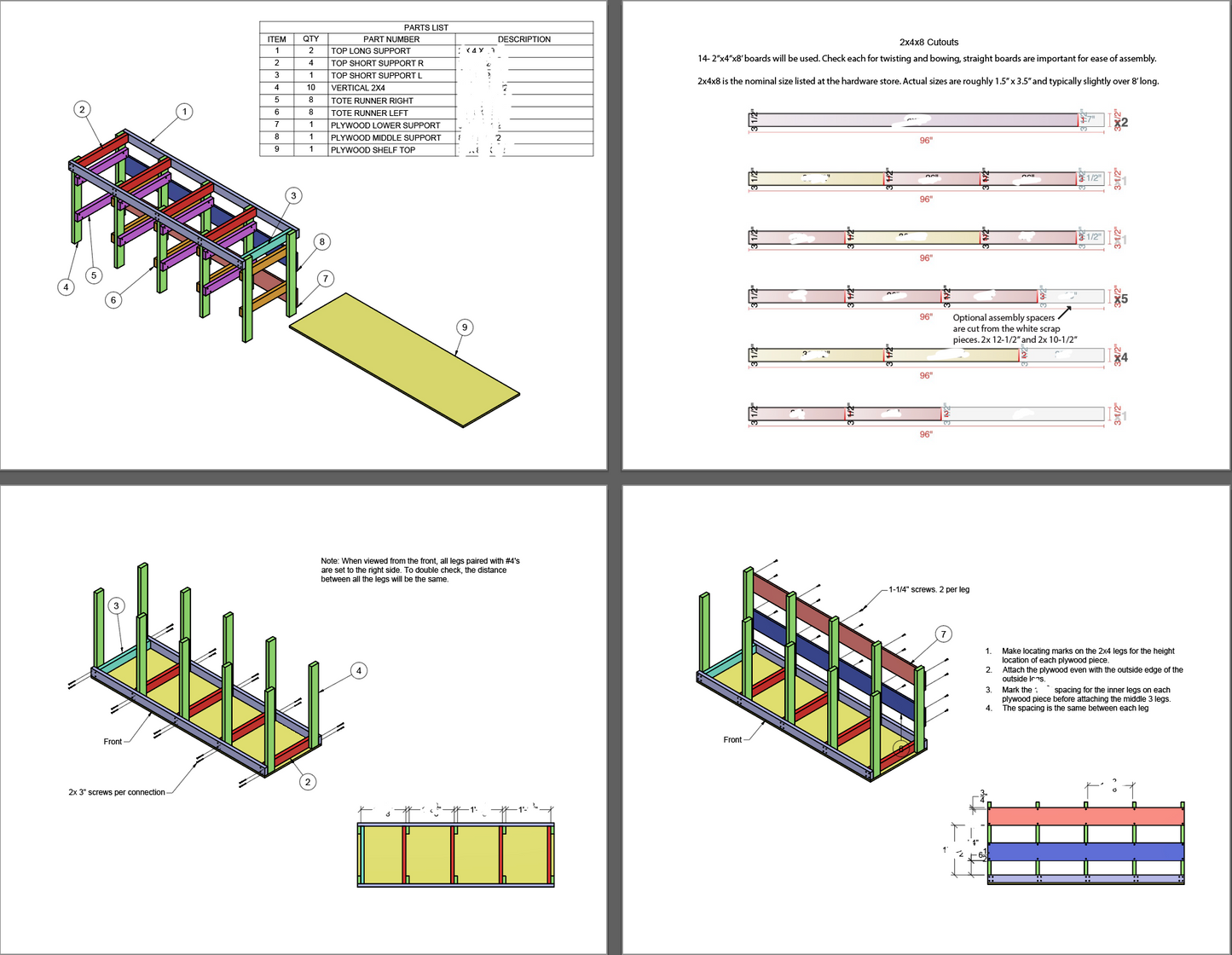 sample instructions for hdx 8 tote workbench