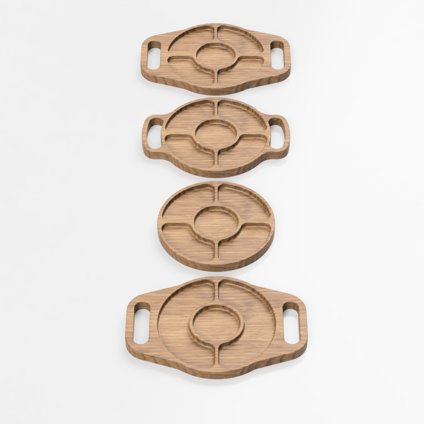 2D Catch All Tray, CNC Cut Files, Bundle A - 33 Designs