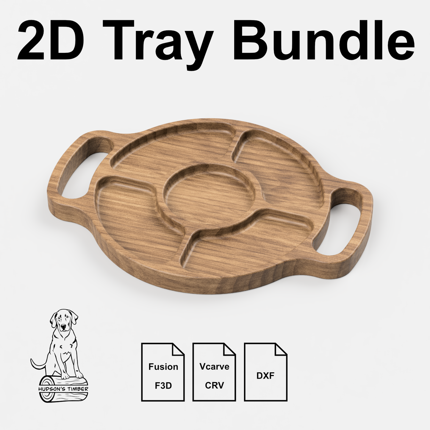 2D Catch All Tray, CNC Cut Files, Bundle A - 33 Designs