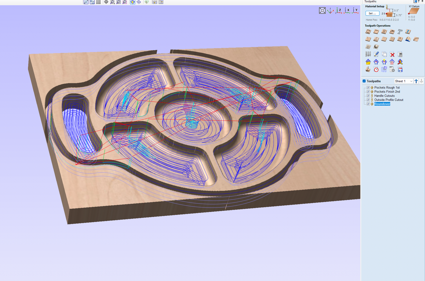2D Catch All Tray, CNC Cut Files, Bundle A - 33 Designs