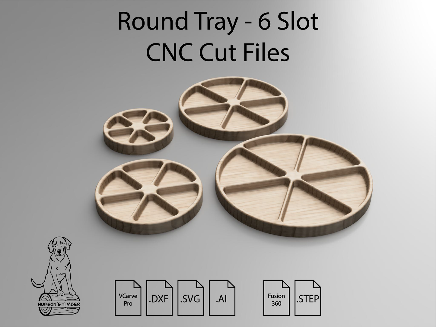 6 Slot Tray Cut File Plans
