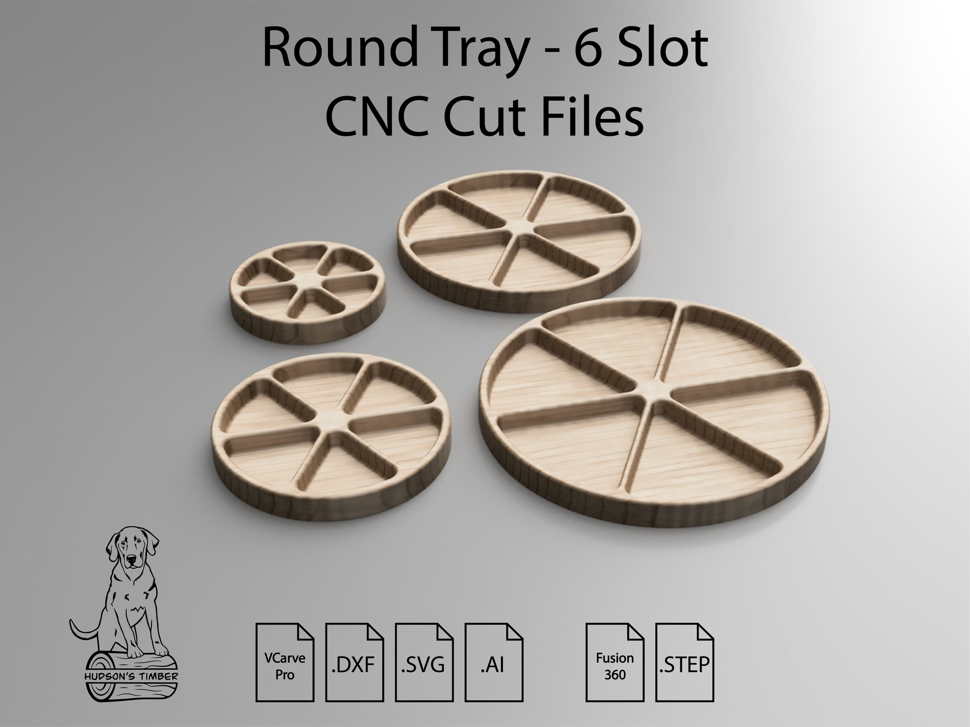 6 Slot Tray Cut File Plans