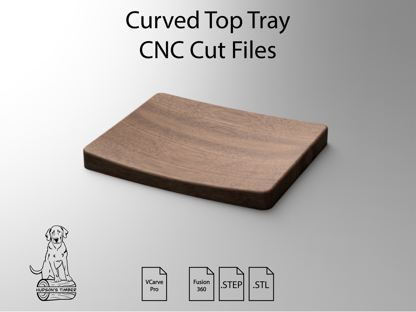 Vcarve Cut File for CNC to make curved top tray