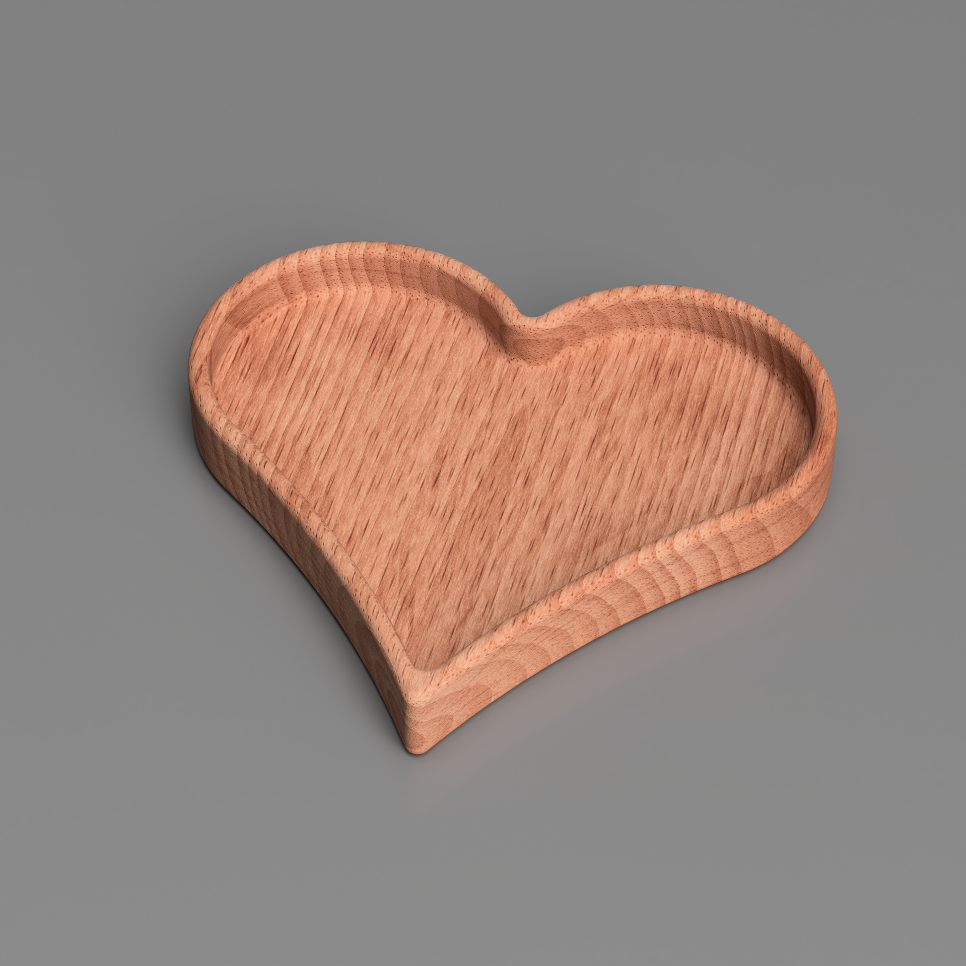 Heart Decorative Tray Cut File