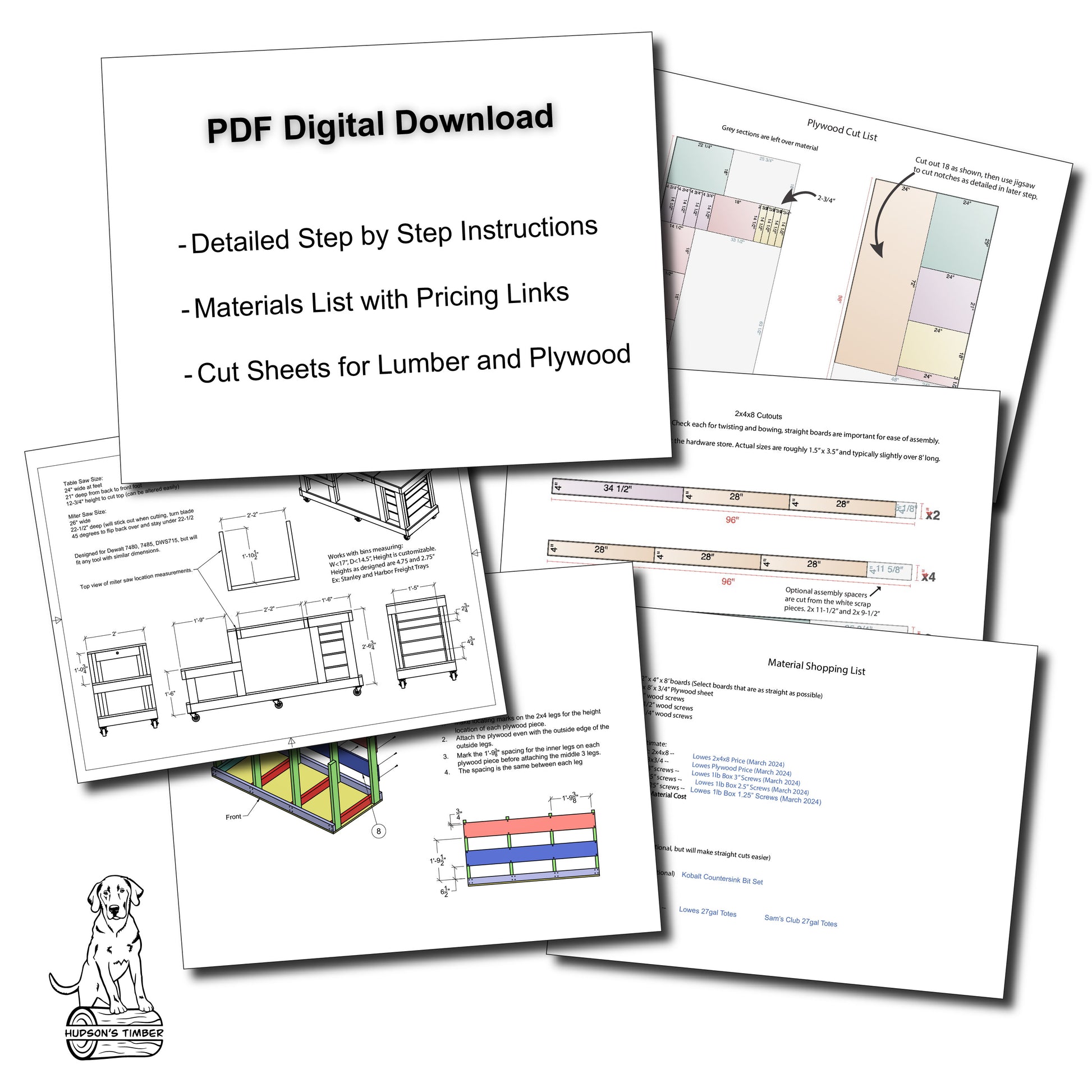 Sample instructions pdf for diy plans