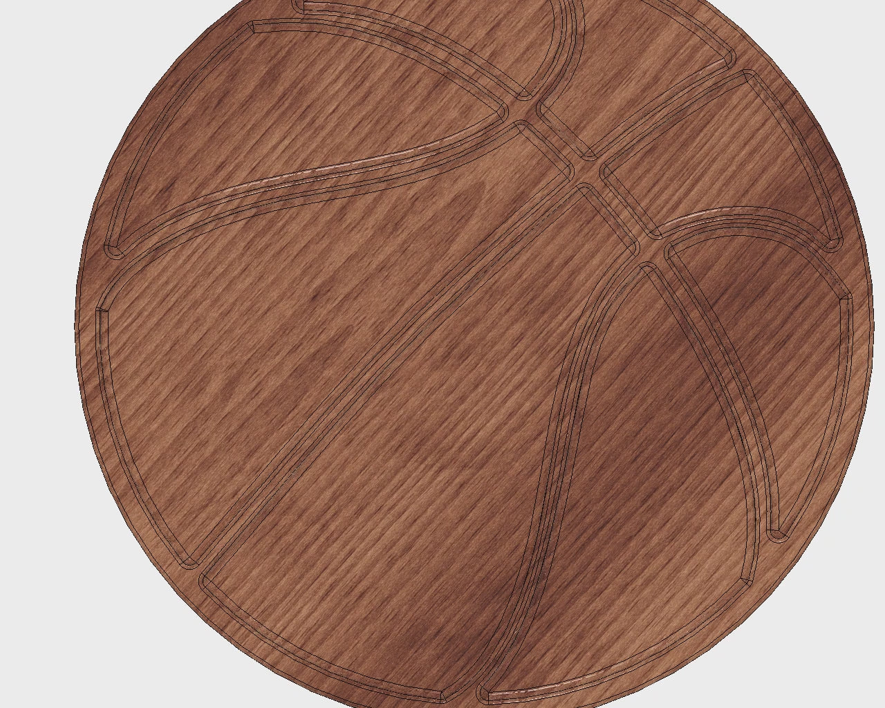 3d Preview Basketball Theme Catchall Tray Plan