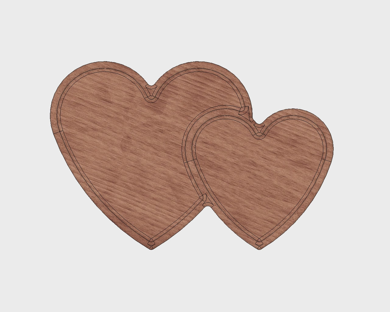 Double Heart 2D – Hudson's Timber