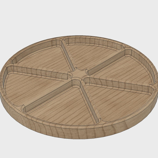 3d Preview of 6 Slot Tray